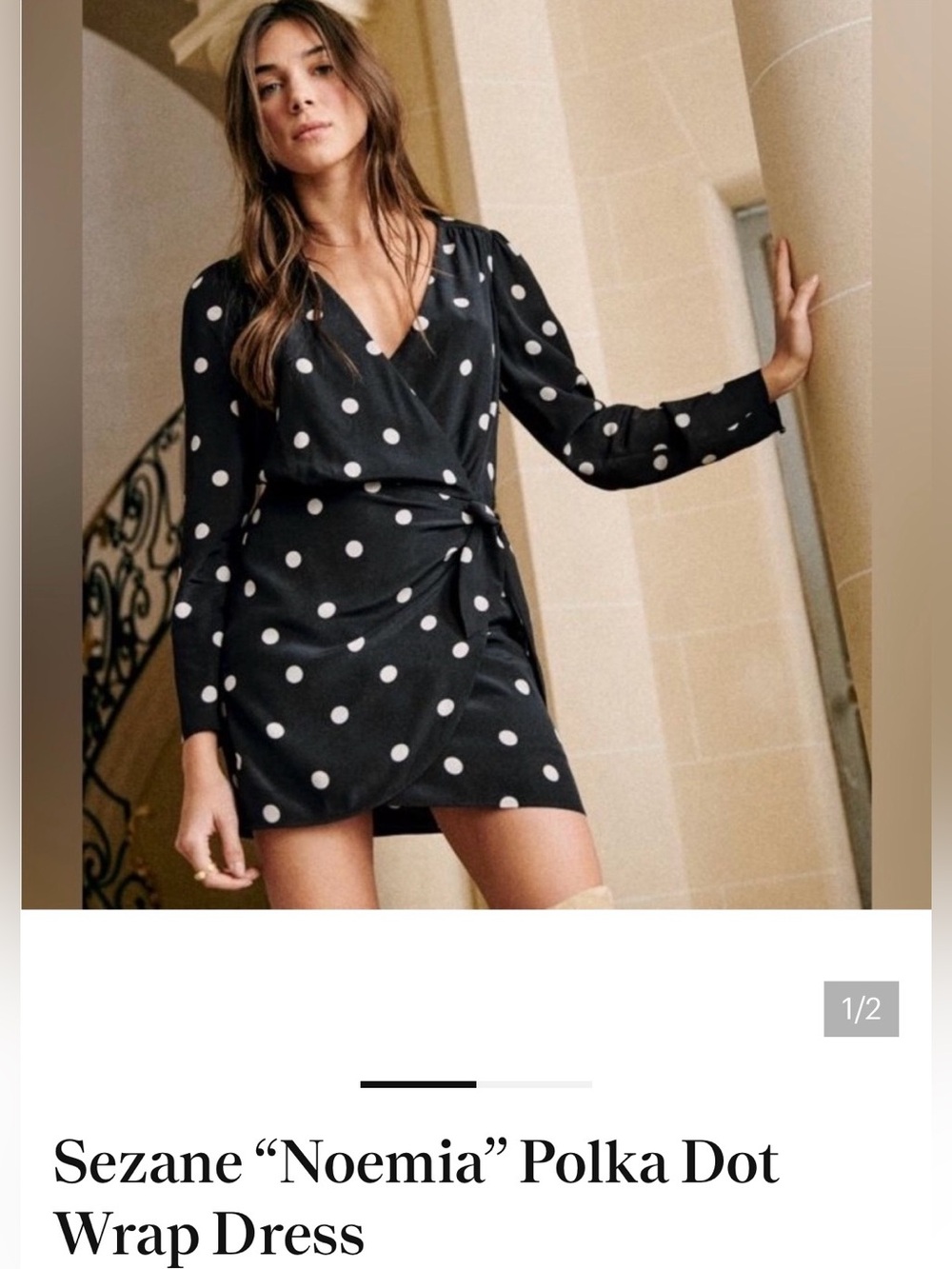 Sézane Noemia Wrap Dress